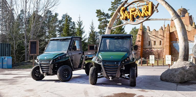 Kolmårdens djurpark byter ut sina UTV’er till Corvus Terrain EX4